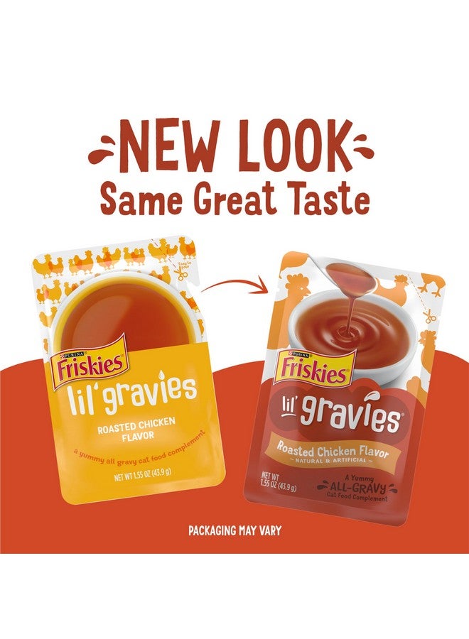 فريسكس طعام قطط بورينا فريسكيز بنكهة الدجاج المشوي ليل جريفز، مكافآت قابلة لللعق - عبوة من ١٦ كيسًا، وزن ١٫٥٥ أونصة - Image 2