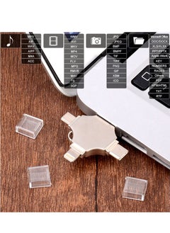 Generic High Speed 4 In 1 Multi-function OTG USB Flash Drive Type-C Pen drive 3.0 Memory Disk For iPad Android iOS PC 128GB  - Image 5