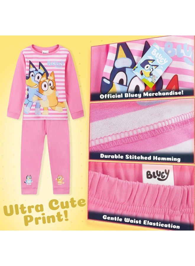 Bluey Girls Pyjamas (5-6 Years, Pink) - Image 5