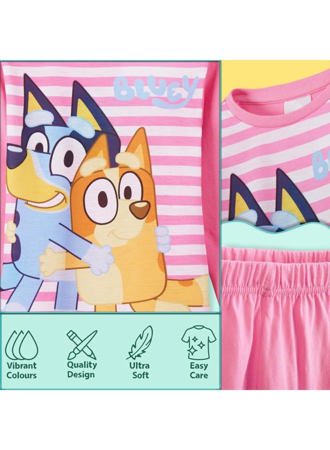 Bluey Girls Pyjamas (5-6 Years, Pink) - Image 4