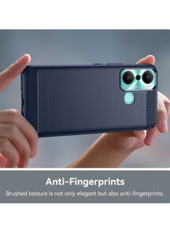 ماركة غير محددة جراب Infinix Hot 20 Play، غطاء Infinix Hot 20 Play، غطاء هاتف واقي من المطاط المرن TPU الممتص للصدمات لهاتف Infinix Hot 20 Play، أزرق  - Image 5