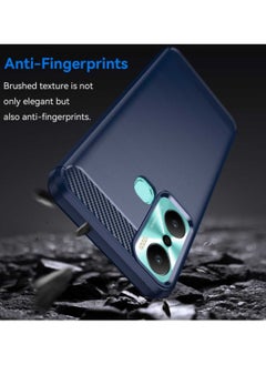ماركة غير محددة جراب Infinix Hot 20 Play، غطاء Infinix Hot 20 Play، غطاء هاتف واقي من المطاط المرن TPU الممتص للصدمات لهاتف Infinix Hot 20 Play، أزرق  - Image 3