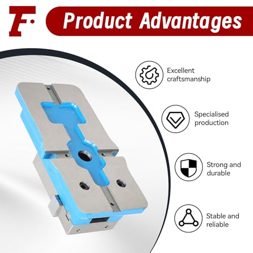 findmall 3" x 2.95" Accuracy Mill Vise Without Base for Milling Shaping and Drilling Machines - Image 5