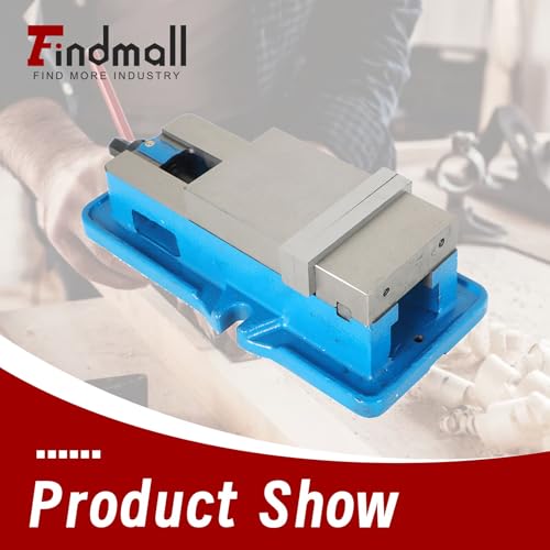 findmall 3" x 2.95" Accuracy Mill Vise Without Base for Milling Shaping and Drilling Machines - Image 3