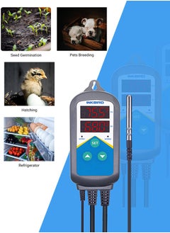 INKBIRD INKBIRD ITC-306 Heating Temperature Controller Dual Relays Plug Digital Heater Thermostat Heating Control 24 Hours Day Night Cycle Timer  - Image 4