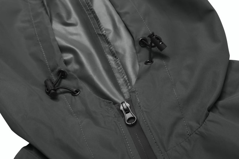 COOFANDY Rain Suit Jacket & Trouser Suit Raincoat for Men & Women Outdoor All-Sport Waterproof Breathable Anti-Storm - Image 4