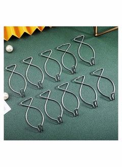 Y&D 48 PCS Hook Clips Tile Hooks 8 Shape bar Drop for Office Classroom Home Wedding Decoration Hanging Sign  - Image 2