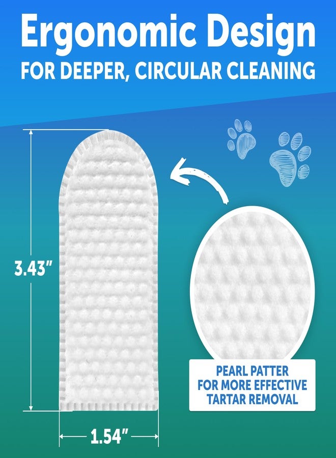 Artullano Dog Teeth Cleaning Wipes - 50 Dog Dental Care Finger Wipes - Finger Toothbrush for Removing Plaque, Tartar Buildup, Bad Breath - Oral Freshness, Healthy Teeth & Gum Support with Coconut Oil, Unscented - Image 4