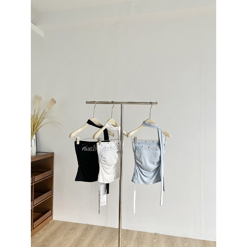 2026 Summer Women's Korean Style Ribbon Tube Top - Image 4