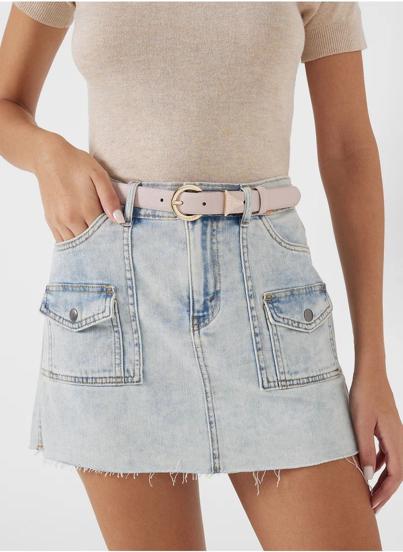 GUESS Noelle Allocated Hole Buckle Belt