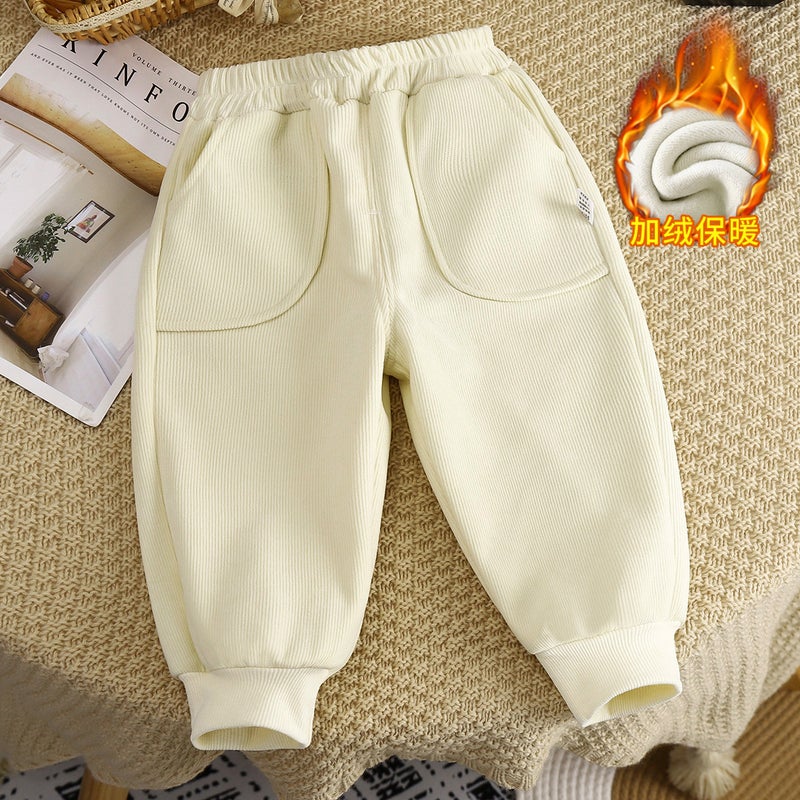 Children's Corduroy Pants – Thick Warm Trousers for Boys and Girls, Ages 3-8 - Image 5