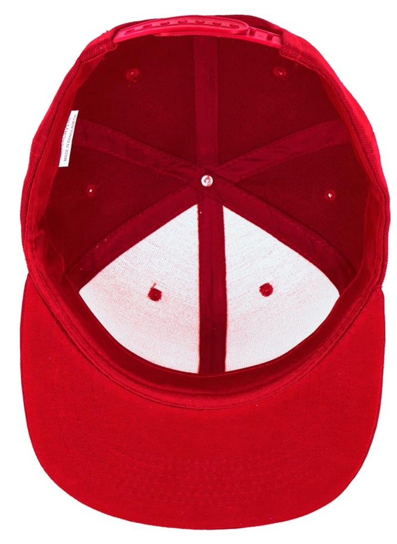 SARAOONT - Snapback Flat Bim Hip-hop Hat Baseball Cap - Adjustable Unisex Dad Hat for Running, Workouts, and Outdoor Activities in All Seasons - Image 1