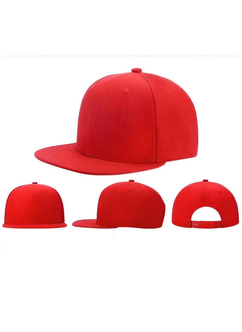 SARAOONT - Snapback Flat Bim Hip-hop Hat Baseball Cap - Adjustable Unisex Dad Hat for Running, Workouts, and Outdoor Activities in All Seasons - Image 1