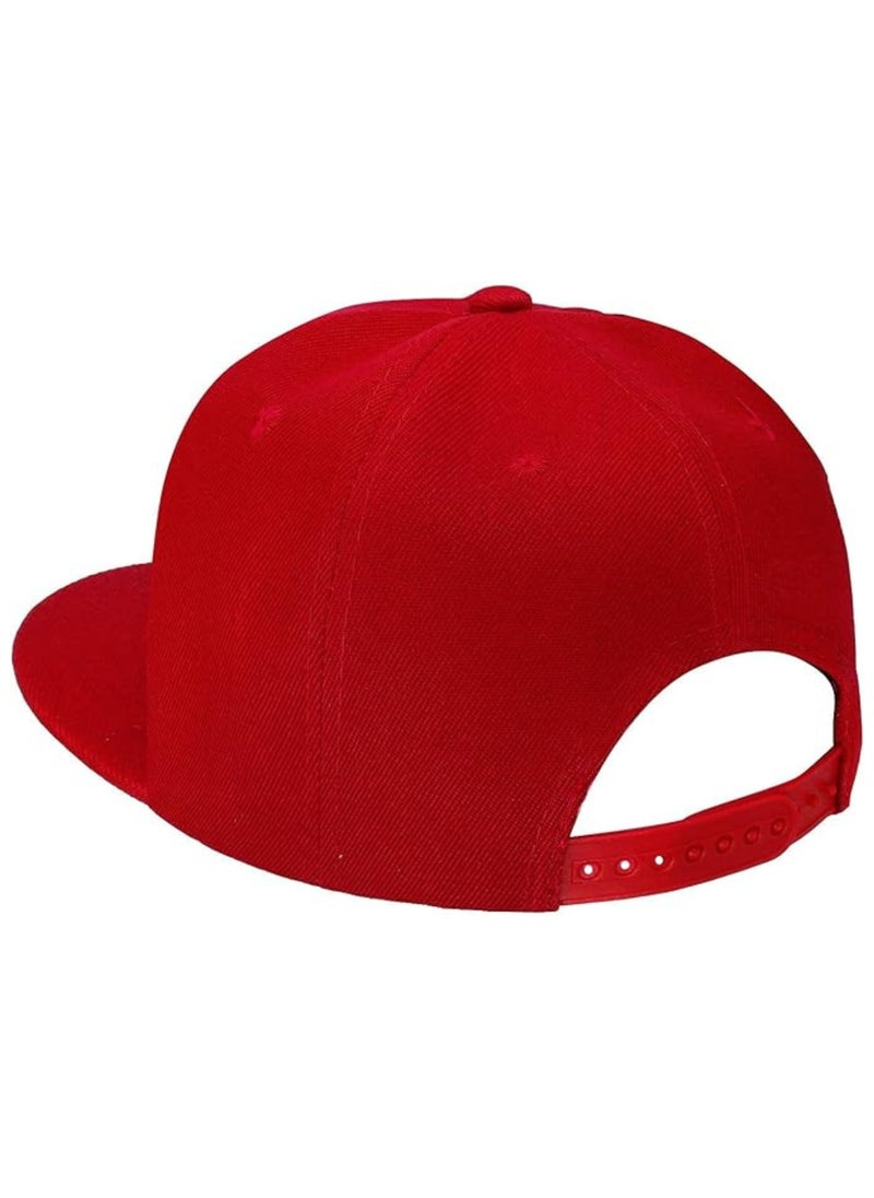 SARAOONT - Snapback Flat Bim Hip-hop Hat Baseball Cap - Adjustable Unisex Dad Hat for Running, Workouts, and Outdoor Activities in All Seasons - Image 1