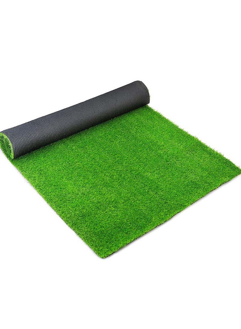 LINGWEI Artificial Grass Carpet 2 x 2 Meter - Thick Fake Grass Turf Synthetic Turf Mat with Drainage & Rubber Backing - Image 1