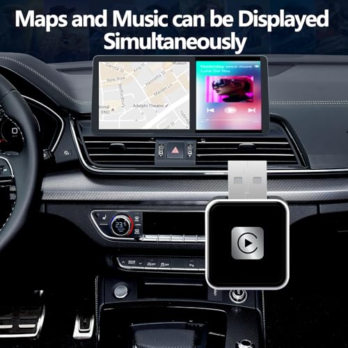 AUSATOYN Wireless Carplay Adapter, Android Auto Adapter 2025 Carplay, Plug and Play Convert Wired to Wireless Supports Car Original Control, Mini Car Play Box for Cars - Image 5