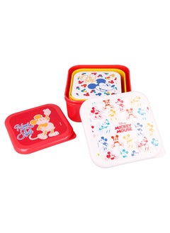 Disney Disney Lunch Box Nesting 3Pcs Set Mickey Mouse True Original  - Image 1