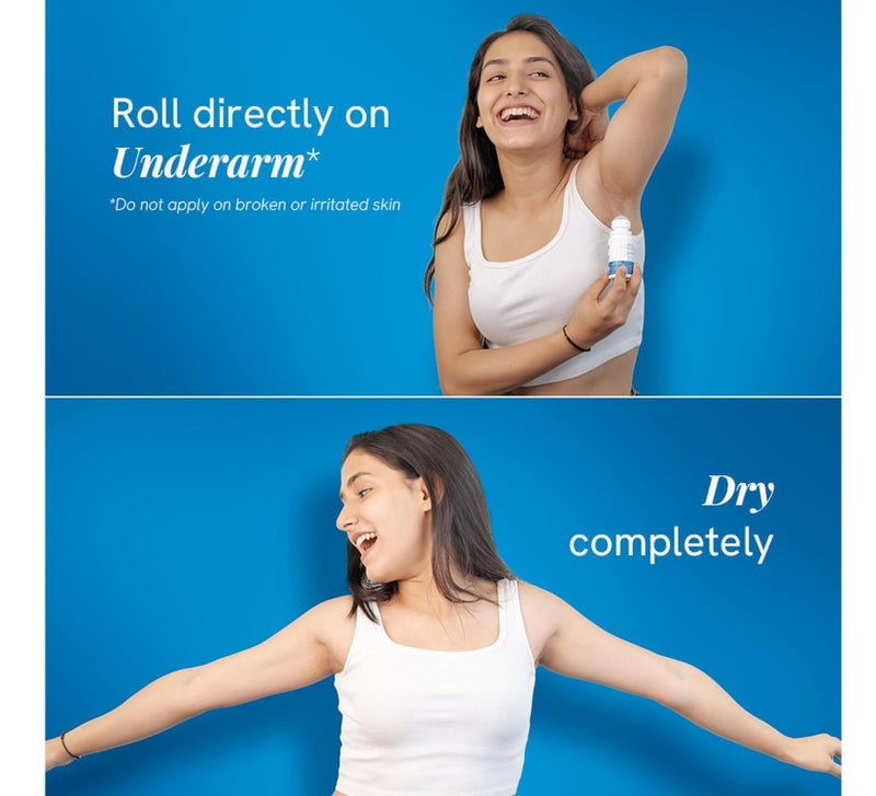 Be Bodywise Underarm Roll On |6% AHA BHA 1% Salicylic Acid, 4% Lactic Acid | Prevents Odour, Pigmentation | Brightens Skin, Kills Bacteria I Long Lasting | 0% Alcohol I Flora Advanced I 50ml - Image 2