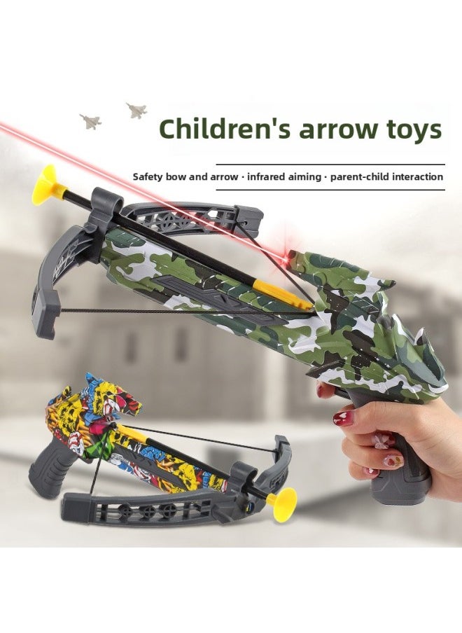 Boys Educational Children Bow And Arrow Crossbow Toy Outdoor Rubber Suction Cup Archery Gift Toy Manufacturers-Color:Green  - Image 3