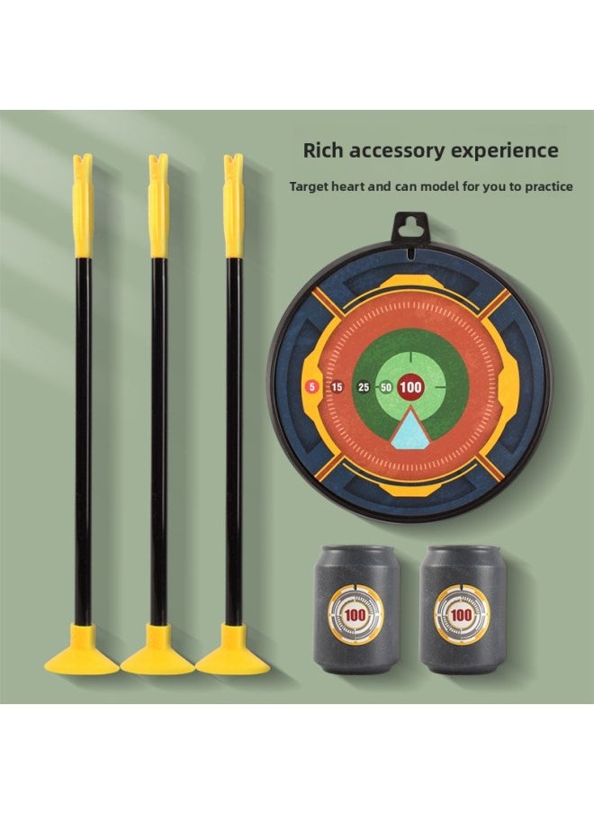 Boys Educational Children Bow And Arrow Crossbow Toy Outdoor Rubber Suction Cup Archery Gift Toy Manufacturers-Color:Green  - Image 5