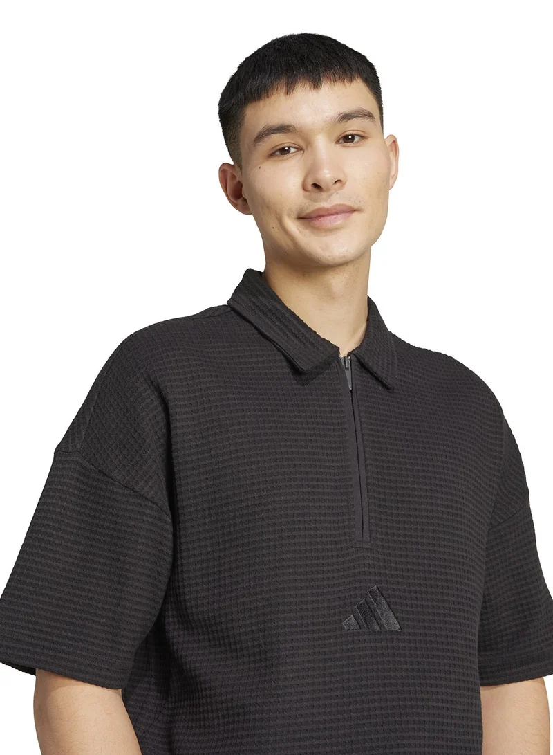 Adidas All Szn Waffle Knitted Polo