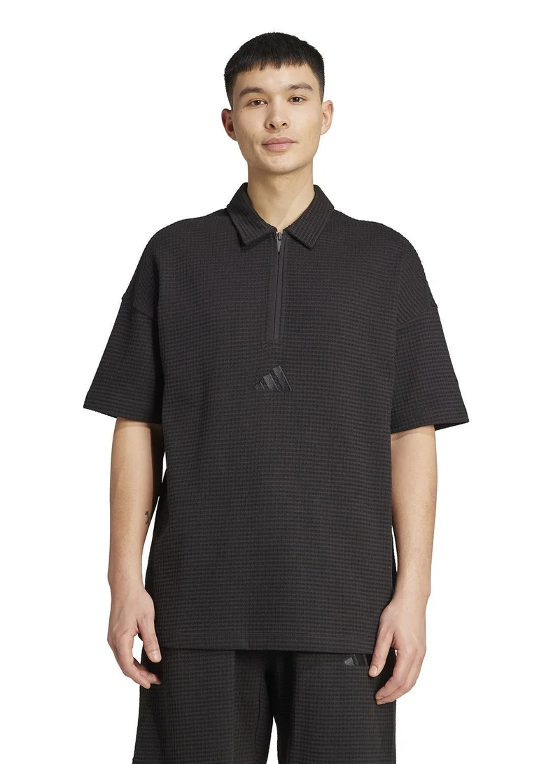 Adidas All Szn Waffle Knitted Polo