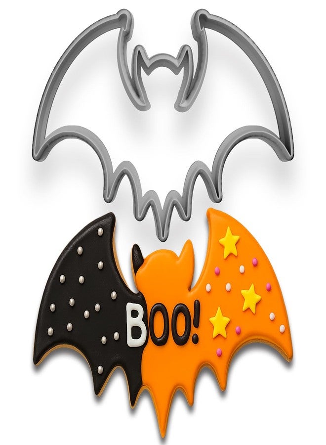 Mighty Gadget Bat Cookie Cutter (4 x 2.3 inch) - Perfect for Halloween and Spooky Treats - Image 1