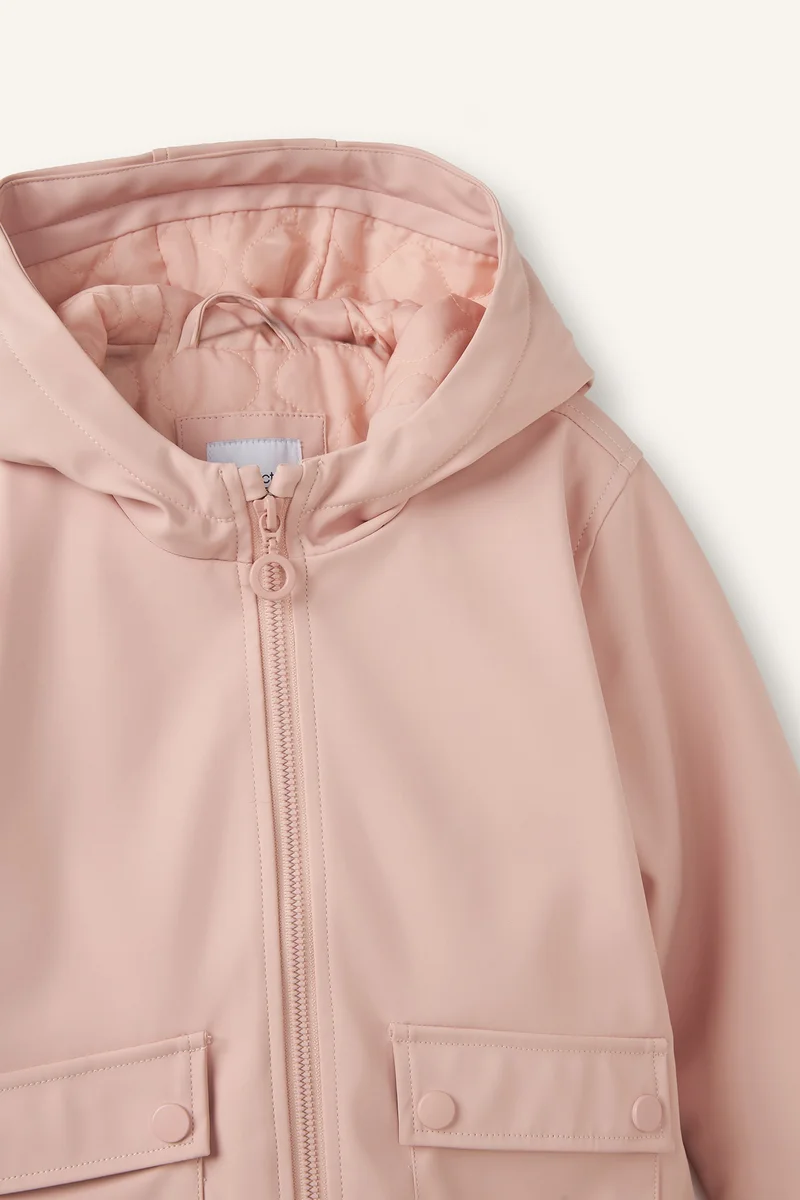 ديفاكتو Baby Girl Hooded Raincoat