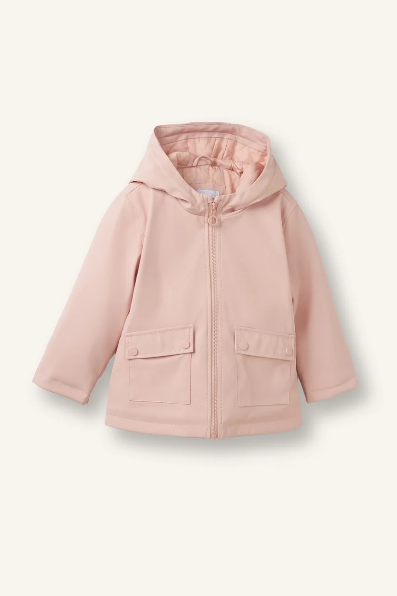ديفاكتو Baby Girl Hooded Raincoat