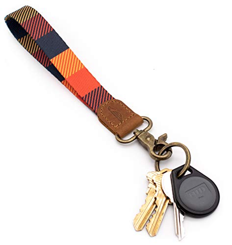 POCKT Lanyard for Keys Wristlet Strap Key Chain Holder for Men and Women - Cool Hand Wrist Lanyards for Keys and Wallets | Autumn - Image 2