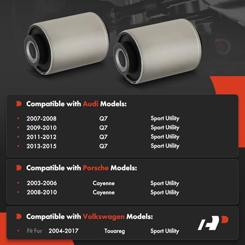 A-Premium مجموعة بوشات ذراع التحكم السفلي الأمامي A-Premium 2 x ، متوافقة مع أودي Q7 2007-2015 و بورش كايين 2003-2006 2008-2010 و فولكس فاجن توارغ 2004-2017 - Image 2