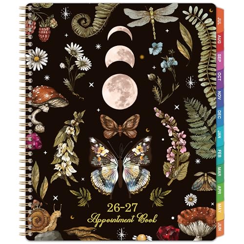 Tersus 2026-2027 Appointment Book/Planner - 8.1"x11", 2026-2027 Daily Planner, July 2026 - June 2027, Weekly & Monthly, Hourly Planner with 30-Minute Interval, Monthly Tabs, Pocket - Image 1