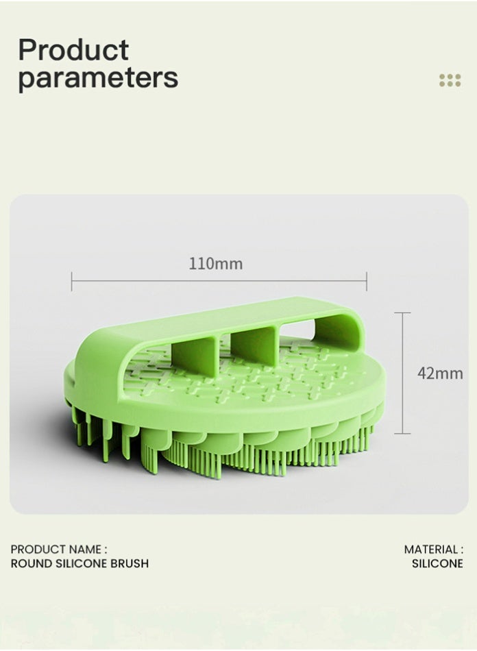 EFFIE Silicone Body Brush – Gentle Exfoliating Body Scrubber in Shower, Silicone Loofah with Easil Bristles, Long Lasting & More Hygienic Than Traditional Shower Loofah – 1 Pack  - Image 4