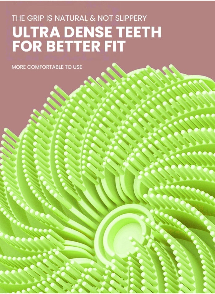 EFFIE Silicone Body Brush – Gentle Exfoliating Body Scrubber in Shower, Silicone Loofah with Easil Bristles, Long Lasting & More Hygienic Than Traditional Shower Loofah – 1 Pack  - Image 5