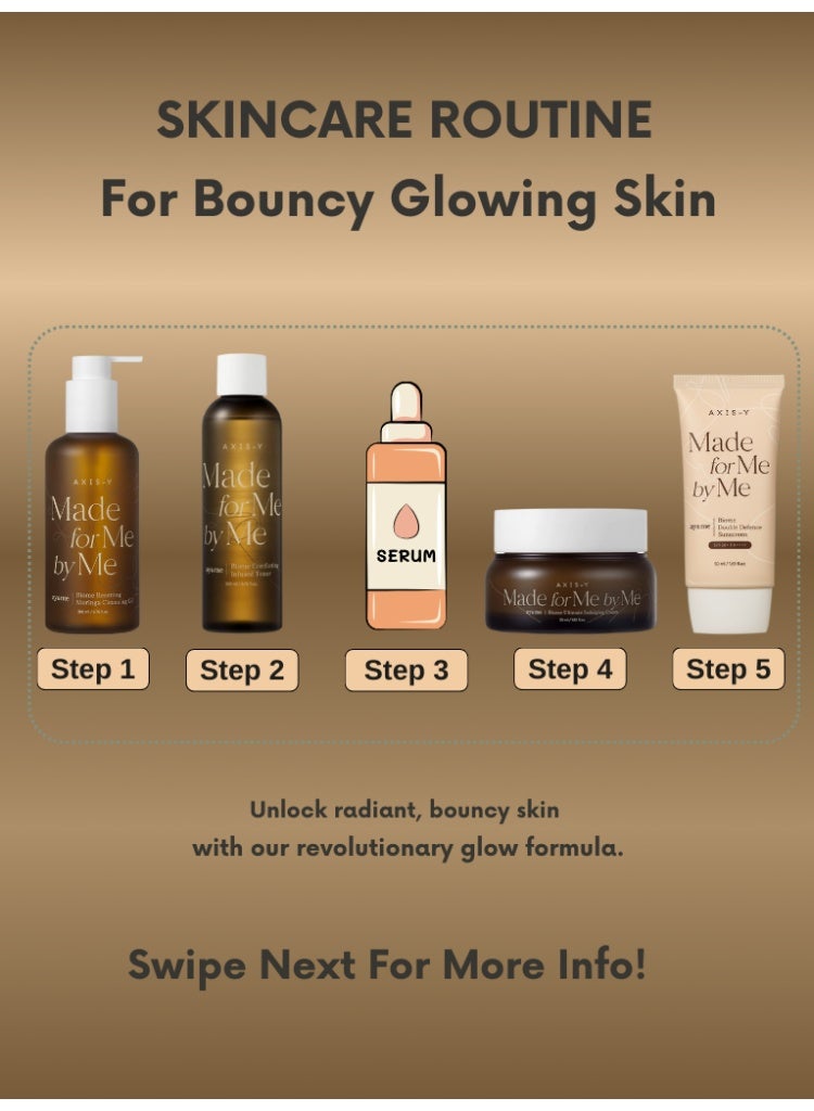 AXIS-Y Dry, Sensitive & Reactive Skin Solution – AXIS-Y Made for Me Indulging Cream, Cleansing Oil, Infused Toner & Sunscreen Complete Soothing Barrier Routine - Image 3