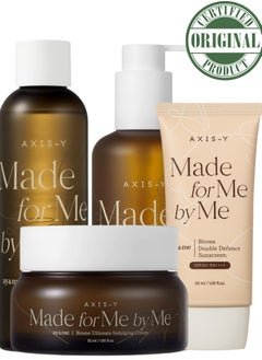 AXIS-Y Axis-Y Made for Me by Me Indulging Cream – 55 ml, Cleansing Oil – 200 ml, Infused Toner – 200 ml, & Sunscreen – 50 ml Pack | Complete Skincare Routine for Hydration, Radiance, and Protection  - Image 2