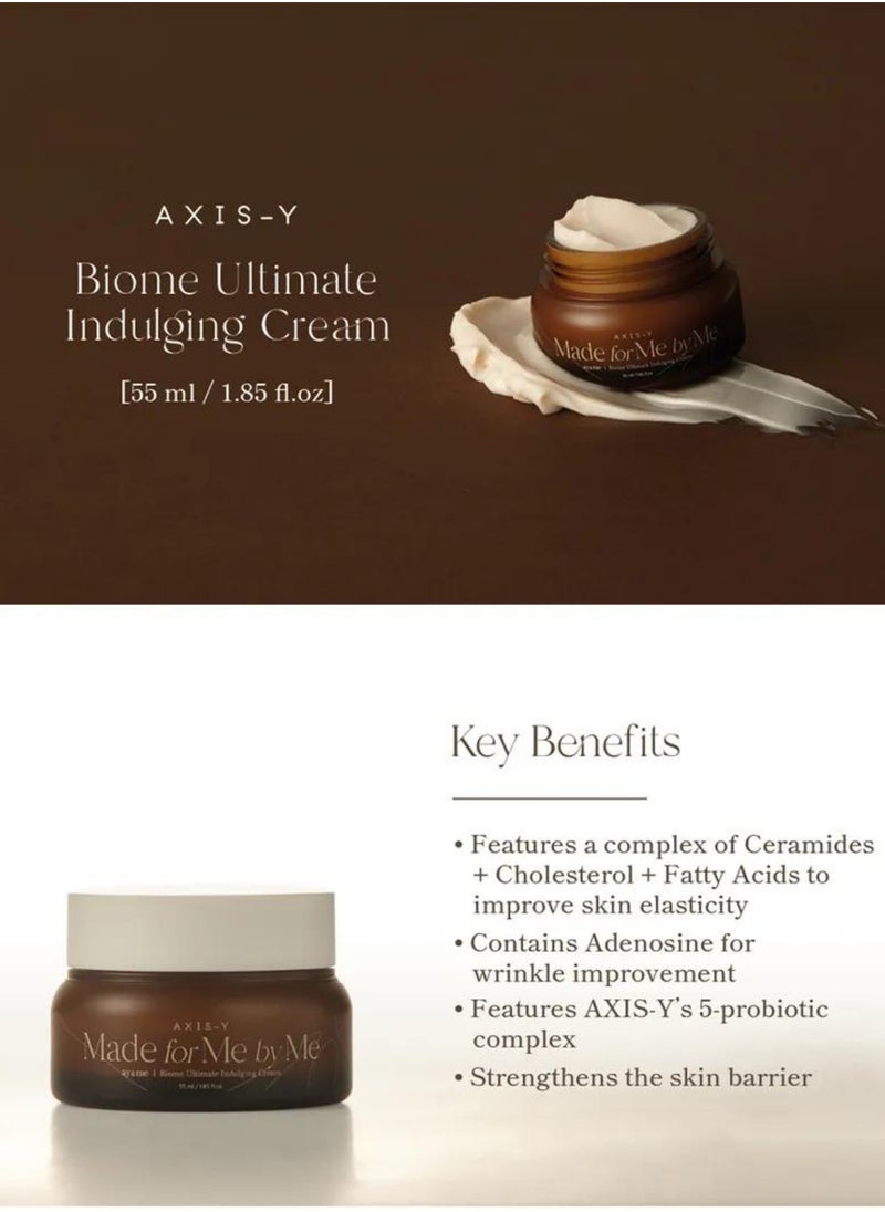 AXIS-Y - Axis-Y Made for Me by Me Indulging Cream – 55 ml, Cleansing Oil – 200 ml, Infused Toner – 200 ml, & Sunscreen – 50 ml Pack | Complete Skincare Routine for Hydration, Radiance, and Protection - Image 1