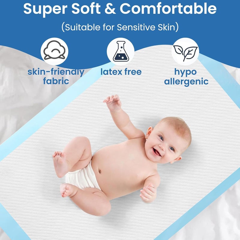 B BEARALS Bed Pads Disposable Adult, Bearals Chucks Pads Disposable Adult, Disposable Bed Pads for Adults, Disposable Underpads, Incontinence Bed Pads for Kids, Adults & Elderly, 23x36 Inch (30 Count) - Image 5