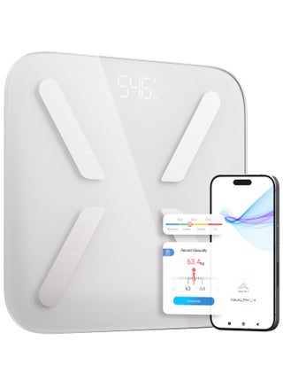 T Electronics - Smart  Body Weight Scale - Digital Scales for  bathroom use - 14 Different Parameters - 440lb - White - pzsku/Z4224B4D53DA54316ABC0Z/45/1746198629/9cb01dc5-52a6-4809-ab5b-b63b56bc24d9