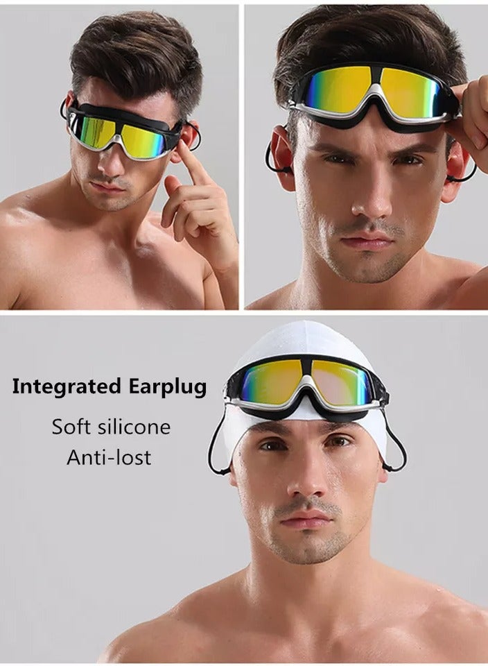 Spall Myopia Swimming Glasses Prescription Waterproof Anti Fog Swim Eyewear Silicone Diopter Diving Goggles Adults - Image 4