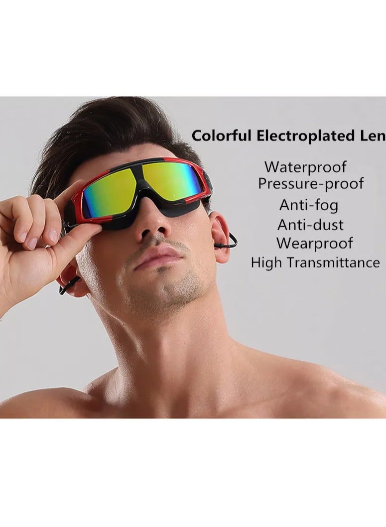 Spall Myopia Swimming Glasses Prescription Waterproof Anti Fog Swim Eyewear Silicone Diopter Diving Goggles Adults - Image 3