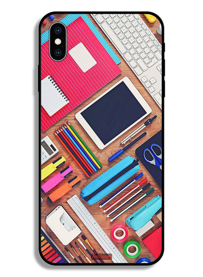 Tolwak Apple iPhone XS Max Protective Case Girl Hobby Desk - Image 2