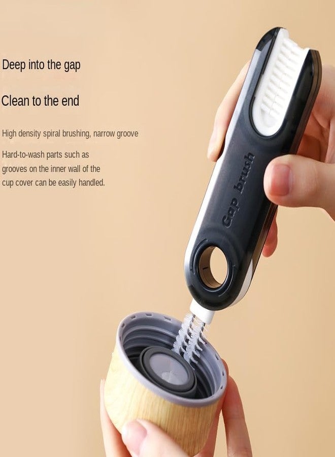 SHANAYA 5 Pieces 3 in 1 Cup Lid Gap Cleaning Brush, Used for Water Bottle, Straw, Window, Crevice, Groove, Keyboards Multipurpose & Multifunctional - Image 5