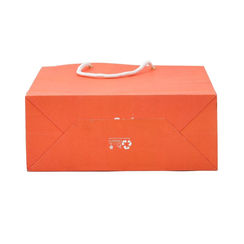 PPJ ® - HAPPY BIRTHDAY PARTY (PLAIN ORANGE) (10 Pcs.) PAPER CARRY BAG, 10 Inch X 12 Inch X 4 Inch RETURN GIFT/HAPPY BIRTHDAY/RETURN GIFTS/GIFTS/GIFT BAGS/GIFT COVERS (Pack of 10) - Image 4