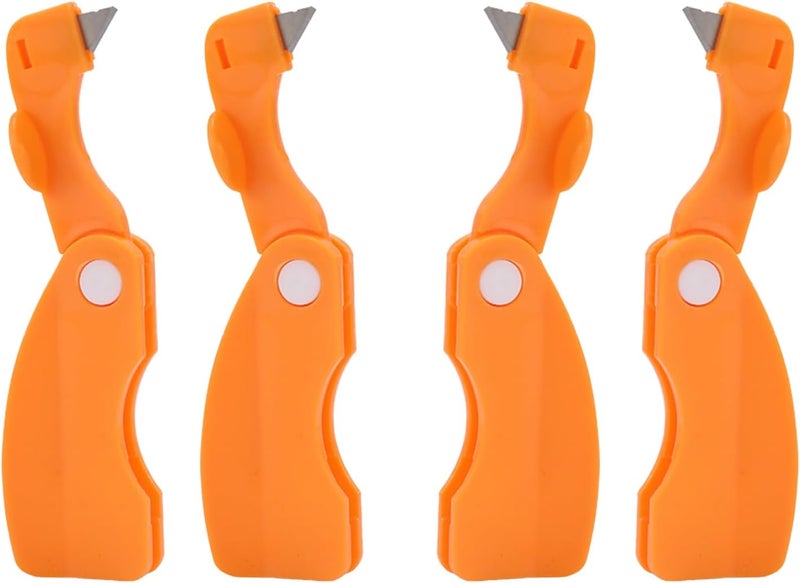 Duoduole 4 Pack Orange Peeler, Orange Lemon Citrus Peeler Tool Sharp Blade Orange Peeler Tool Vegetable Slicer Fruit Tools Kitchen Gadgets - Image 1