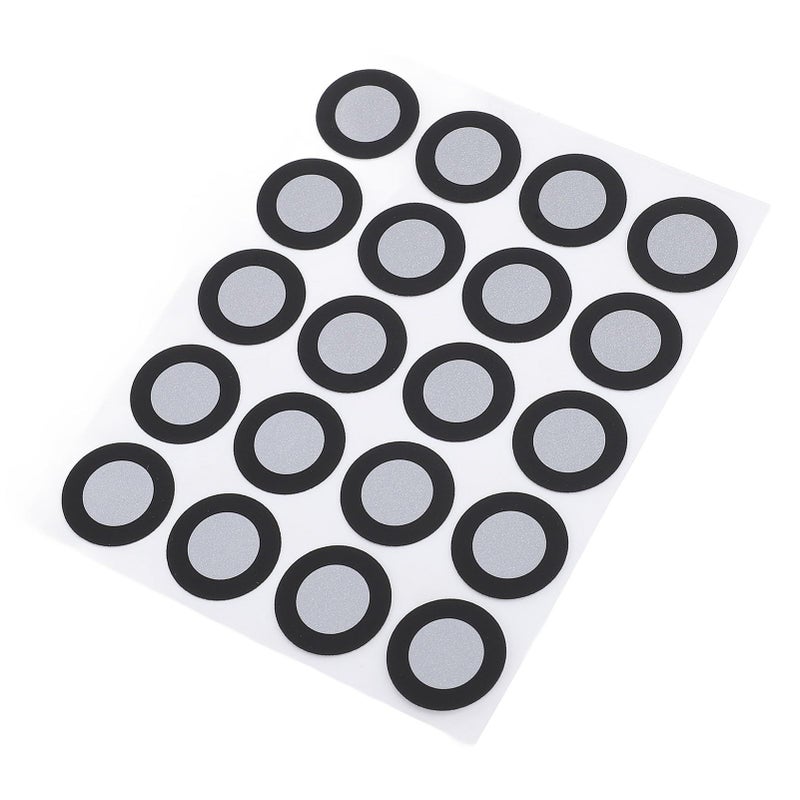 Sanpyl 3D Scanning Tracking Markers Dots 12mm Precise Reference Point Diffuse Reflection Positioning Stickers for 3D Scanner 200 Pieces Inner 12mm Outer 19mm - Image 2