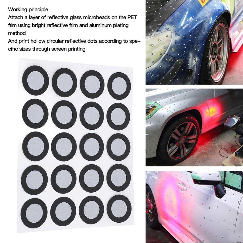 Sanpyl 3D Scanning Tracking Markers Dots 12mm Precise Reference Point Diffuse Reflection Positioning Stickers for 3D Scanner 200 Pieces Inner 12mm Outer 19mm - Image 3