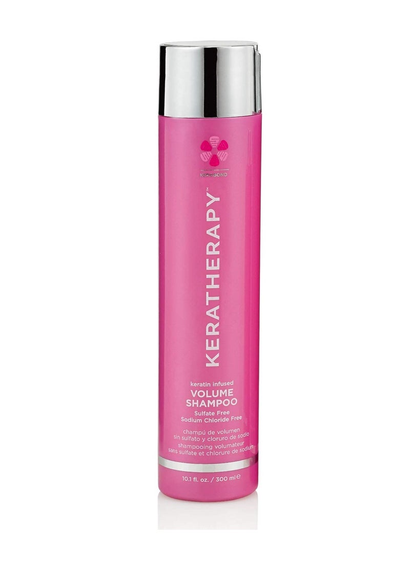 KERATHERAPY Keratherapy Keratin Infused Volume Shampoo, 10.1 fl oz, 300 ml - Volume Shampoo for Thin Hair - Kerabond Technology with Hemp Seed Oil, Indian Laurel Extract, Sea Kelp & Hydrolyzed Silk  - Image 1