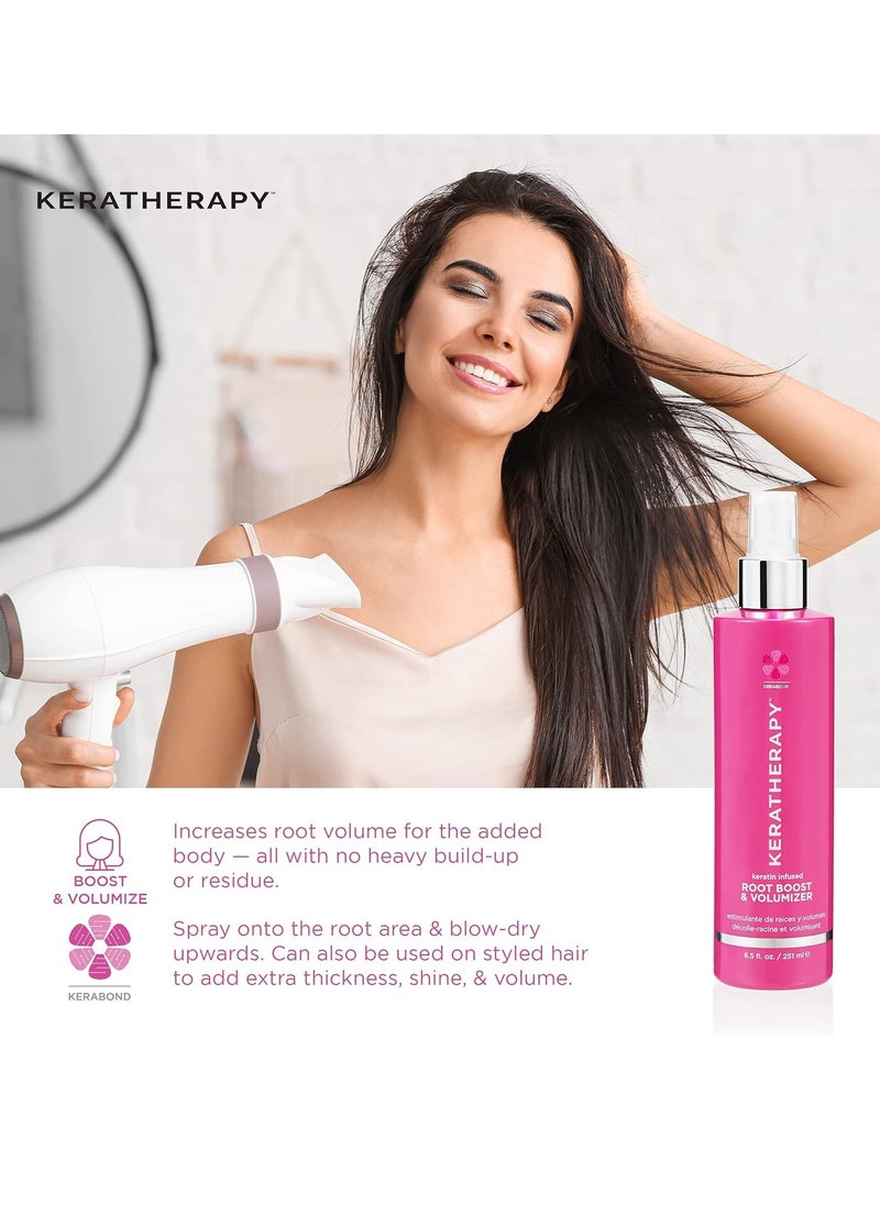 KERATHERAPY Keratherapy Keratin Infused Volume Shampoo, 10.1 fl oz, 300 ml - Volume Shampoo for Thin Hair - Kerabond Technology with Hemp Seed Oil, Indian Laurel Extract, Sea Kelp & Hydrolyzed Silk  - Image 2