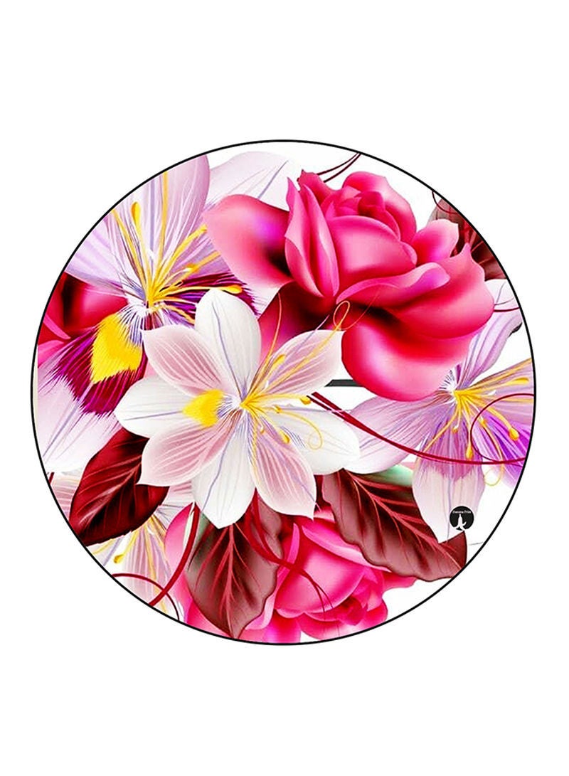 RKN Flowers Printed Mouse Pad  Multicolour